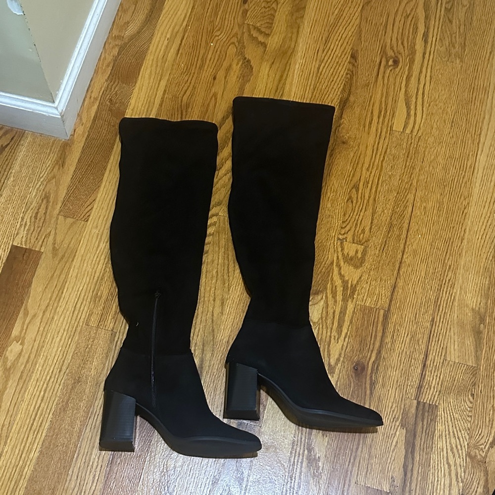 Black Over-the-Knee INC Boots